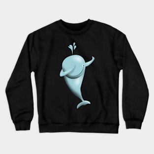 Dabbing Shirt Funny Dabbing Cute Whale T Shirt Crewneck Sweatshirt